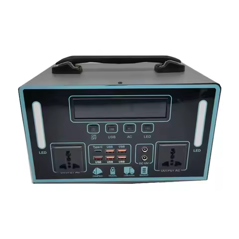 1200w 1024wh Portable Lithium Battery Power Station AC USB Solar Charging Pure Sine Wave Power Suppl