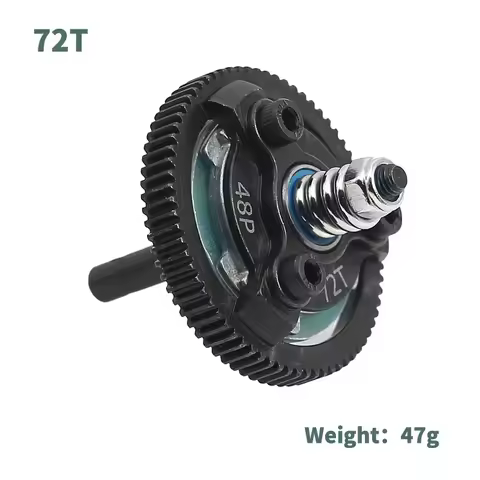 Steel 48P 72T 76T 83T 86T 90T Spur Gear for Trxs Slash Bandit Rustler Stampede 2WD RC Car Upgrade Pa