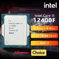 Intel Core i5-12400F ใหม่ i5 12400F 2.5 GHz 6-Core 12 ด้าย CPU 10NM L3 = 18M 65W LGA 1700