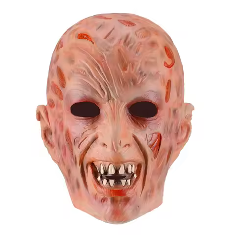 Israel Freddy Mask Krueger Glove Cowboy Hat Scary Zombie Mask Nightmare Street Halloween Costume Lat