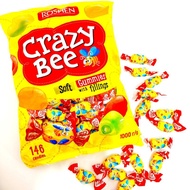 Roshen Crazy Bee Soft Gummy / Crazy Bee Fruity Gummy With Fruit Jam (HALAL)
