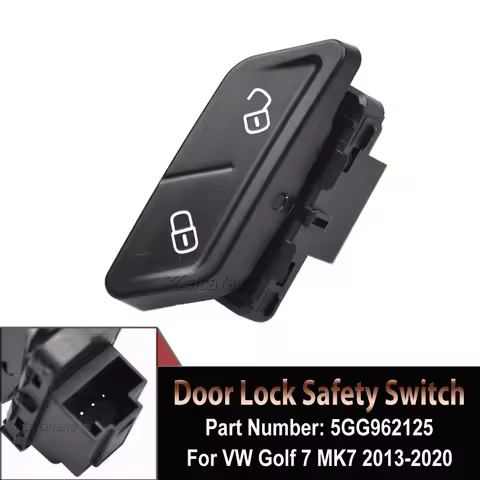 For VW Golf 7 MK7 2013-2020 High quality Left Drive Side Central Door Lock Switch OEM# 5GG962125 Car