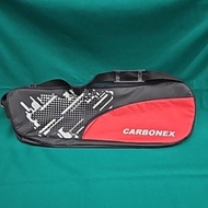 2-COMPANY BADMINTON RACKET BAG 2-ZIPPER UN/