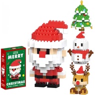 Christmas Tree Mini Mini Puzzle Game Building Block Blocks Toy for Kids Christmas Gift Ideas Decoration 2023