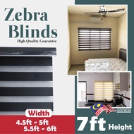 CUSTOM MADE / HIGH QUALITY / Zebra Blinds (4.5ft - 6ft Width) (7 feet Height)