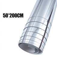 50x200cm กระจกแผ่น กระจกพลาสติก สำหรับติดผนัง มีกาวในตัว กระจกติดผนัง กระจกความละเอียดสูง สติ๊กเกอร์