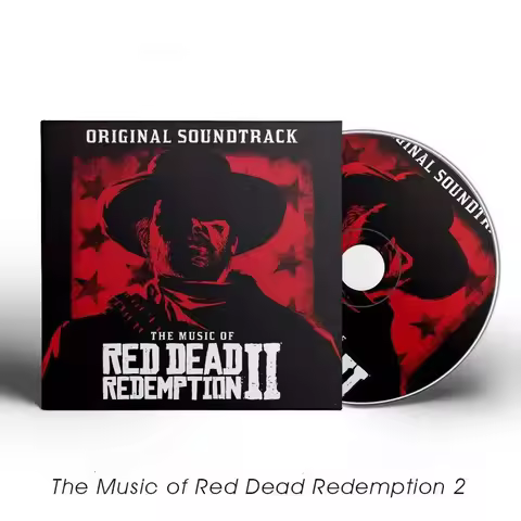 Game RDR2 Woody Jackson Music CD Red Dead Redemption 2 OST Album 4pcs Compact Disc Cosplay Walkman S