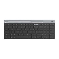 LOGITECH K580 SLIM WIRELESS KEYBOARD GRAPHITE (1Y) แถมสติ้กเกอร์ภาษไทย (PM1-003614) IP7-001024