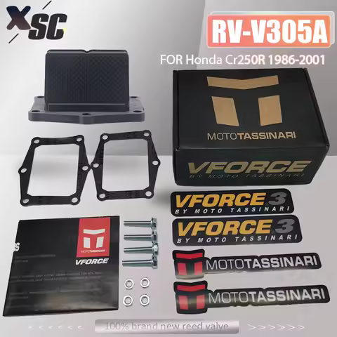 Motorcycle Carbon Fiber Inlet VFORCE-3 Reed Valve V-FORCE3 V305A For Honda 86-01 CR250R CR250 1986-2