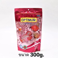 OPTIMUM CICHLID QUICK RED 300.(อาหารปลาหมอสี สูตรเร่ง สีเร่งโต ไม่ทำให้น้ำขุ่น)