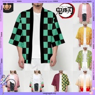 Anime Demon Slayer: Kimetsu no Yaiba Kamado Tanjirou Tomioka Giyuu Agatsuma Zenitsu Cosplay Haori Ja