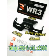 Wr3 ninja 250 fi z250 fi tail tidy plate holder rear license plate bracket Original