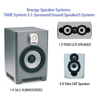 Energy Speaker Systems  TAKE System 5.1 Surround Sound SpeakerS System (Silver)
