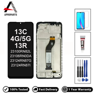 คุณภาพสูงสุด Xiaomi Redmi 13C 4G / 5G 13R 23100RN82L จอแสดงผลสัมผัสหน้าจอมาพร้อมกับการเปลี่ยนส่วนประ