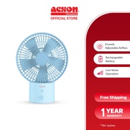 Acson USB Table Fan (Blue) ATF06B-B - Rechargeable / Portable / Compact Size
