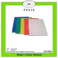 FELIX - Map L Clear sleeve Felix Folio Size - PACK