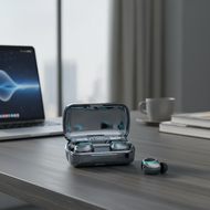 TWS M10 Wireless Bluetooth Earbuds with 9D Stereo Sound and Mic for Sports and Gaming  TWS M10 Fon T