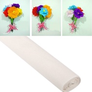 Folding Crinkled Crepe Paper DIY Flower Wrapping Kids Handcrafts Supply