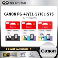 Canon PG-47 (15ML) CL-57 (13ML) CL-57s (8ML) Original Ink Cartridge Canon E410 E470 E4270 E4570 E337