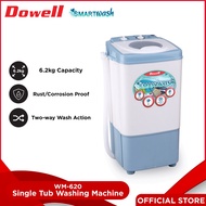 Dowell Washing Machine Single Tub WM-620 6.2 kg capacity