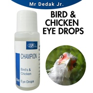 [25ML] TITIK MATA AYAM DAN BURUNG SAKIT MATA | Eye Drop For Birds and Chicken | CHAMPION SK