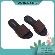 FASHION CUTZ women style flat sandals / lady sandal / sandal wanita / Perempuan - 6636