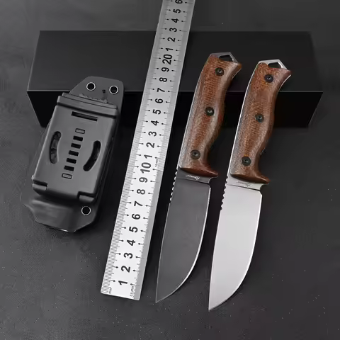 High Hardness DC53 Steel Outdoor Survival Fixed Blade Knife For Men Camping Utility Knives Hunting