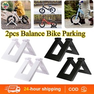 Foldable Bike Stand for Floor Use Compatible Balance Bike Parking for 10-12 inch Kids Bike Racks