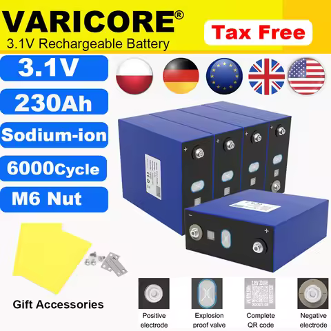 3.1V 230Ah Sodium-Ion Battery 2.9V 20c Resistant low,high Temperature DIY 12v 24V Motorcycle Electri