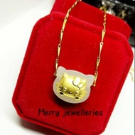 Loket Jade He tian Emas 999 nipis