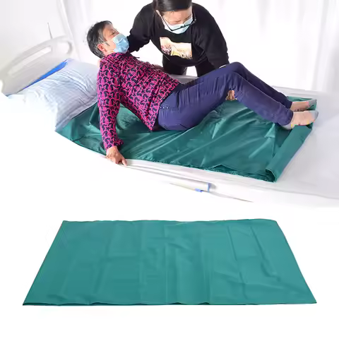 Patient Slide Sheet Reusable Washable Nylon Fabric Hospital Bed Sheets for Moving Patients Transfer 