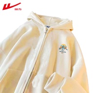 Warrior | Áo Hoodie Mỏng Phong Cách Có Zipper Cho Nam Và Nữ Áo Khoác Dày Phối