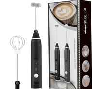 Milk Frother, Handheld USB Rechargeable Coffer Mixer, Cordless Electric Blender MIxer Mini Pembancuh