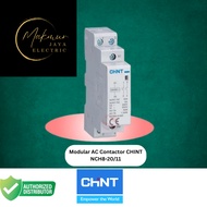 Contactor AC Modular CHINT NCH8-2011 20A 220V | 1NO 1NC Electrical Contactor | 1NO + 1NC