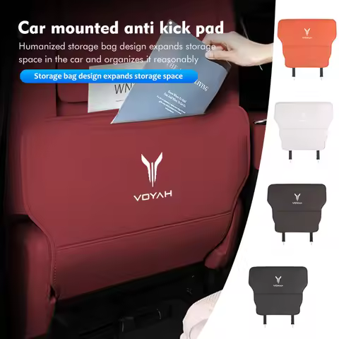 Leather Anti Kick Pad Car Seat Back Protector Waterproof Cover For Voyah Free Dreamer Zhuiguang H53 