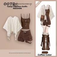 NEEDARNA | Wasteland Bohemian Style Summer Outfit Set Shorts