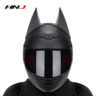 HNJ Motorcycle Helmet Full Face Motor ABS Material Riding Cartoon for Men