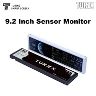 TURZX 9.2 Inch Secondary Screen No AIDA64 Needed USB-C For PC GPU CPU RAM TEMP Sensor Monitor