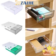 ZAIJIE24 Drawer Storage Box, Paste Hidden Under Desk Drawer,  Miscellaneous Storage No-Punch Drawer Tray Drawer Organizer Dormitory