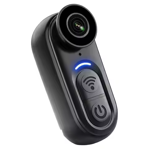 A97I-2.0 Inches Mini Body Camera, Waterproof Thumb Action Camera, Hands-Free Body Cam For Cycling Tr
