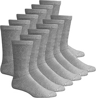 TZ Promise 6 12 Pairs Men's Circulatory Diabetic Crew Socks Size 9-11 10-13 13-15