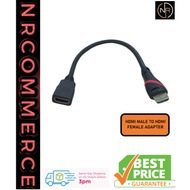 HDMI MALE TO HDMI FEMALE ADAPTER CABLE 30CM