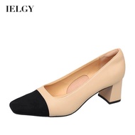 Giày lười Mary Jane Retro Colorblock của IELGY dành cho nữ