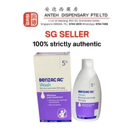 BENZAC AC Wash 5% Acne Cleanser 200ml – Moderate Strength Benzoyl Peroxide Face & Body Wash