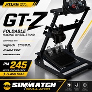 Simulator Stand STEERING WHEEL STAND RIG Stand Rig z Foldable Cockpit for Logitech Thrustmaster Raci