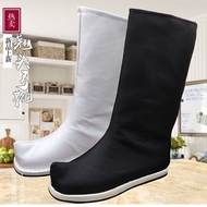 Ancient Costume Boots Head-up Dance cos Hanfu Inner Heightening Men Women Chinese Style Soap Boots Bow Shoes Wedding Shoes Official Soldier Photograph