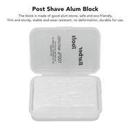 After Shave Alum Block, Home Travel Alum Block, Portable Men Skin Soothing Post Shave Stone for Razo