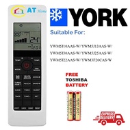 NEW MODEL YORK AIR CONDITIONER REMOTE CONTROL YWM5J10AAS-W YWM5J13AAS-W YWM5J30AAS-W YWM3F10CAS-W YW