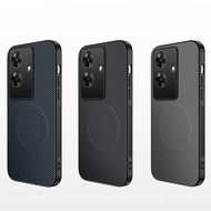 For Realme Note 60 60x 5G Case Carbon Fiber PU Leather Cover Shockproof Bumper