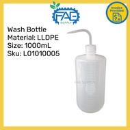 Wash bottle Plastic Laboratory distil water dispenser 250mL 500mL 1000mL